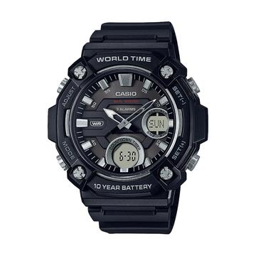 Casio fekete ana-digi férfi karóra AEQ-120W-1AVEF