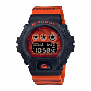 Casio G-Shock Time Distortion Limited Edition férfi óra narancssárga DW-6900TD-4ER