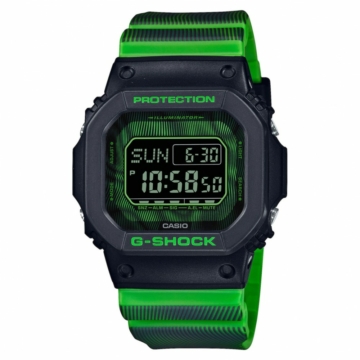 Casio G-Shock Time Distortion Limited Edition férfi óra zöld DW-D5600TD-3ER