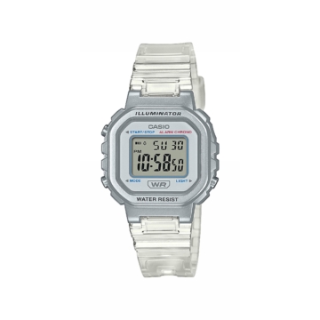 Casio sportos digitális női óra átlátszó LA-20WHS-7AEF