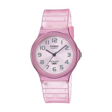 Casio Sports átlátszó női óra rózsaszín MQ-24S-4BEF